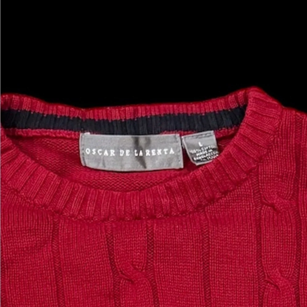 Men's Oscar de la Renta 100% cotton sweater